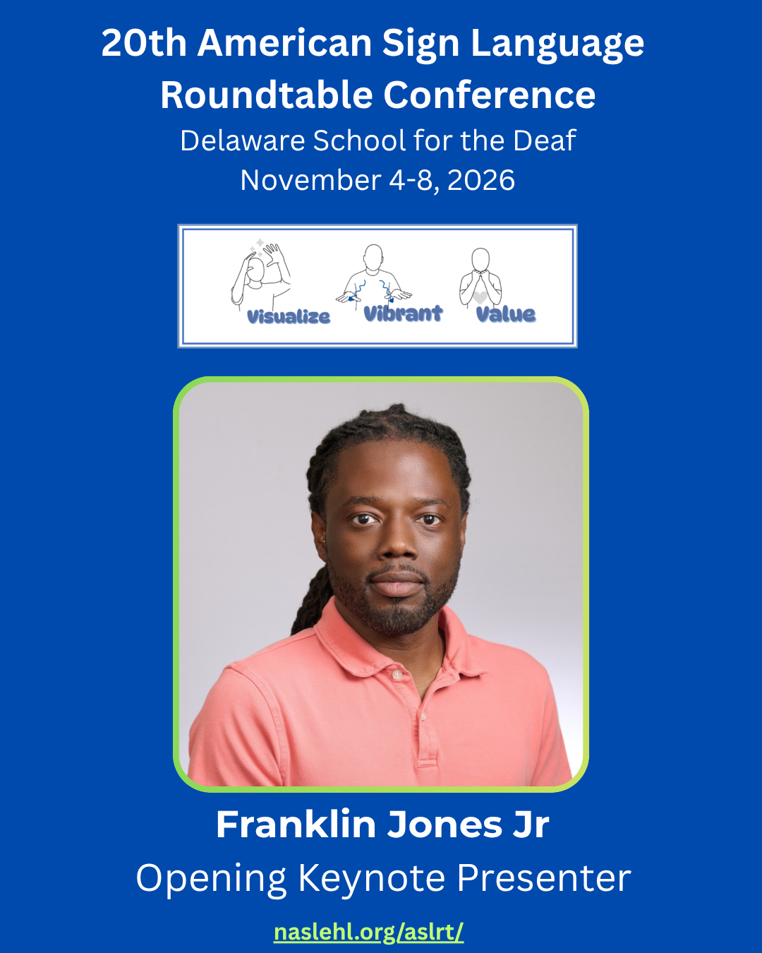 Franklin Jones Jr | 20th ASLRT Conference