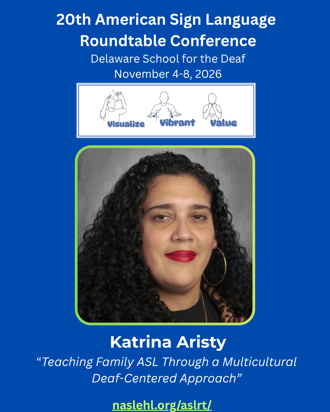 Katrina Artisy | 20th ASLRT Conference