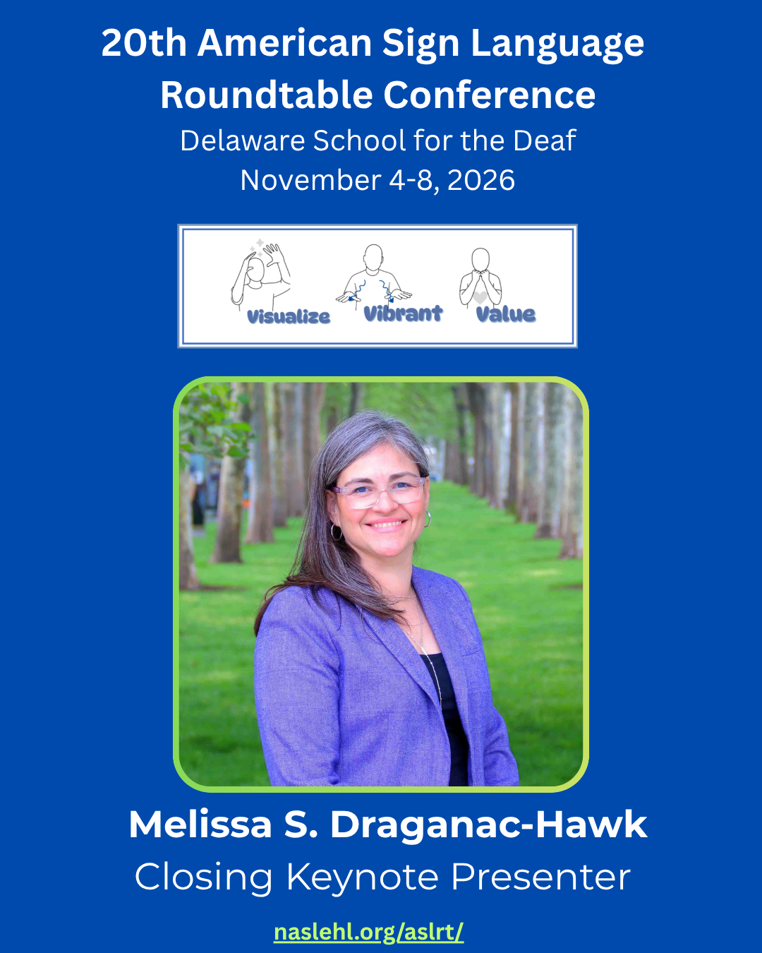 Melissa S. Draganac-Hawk | 20th ASLRT Conference